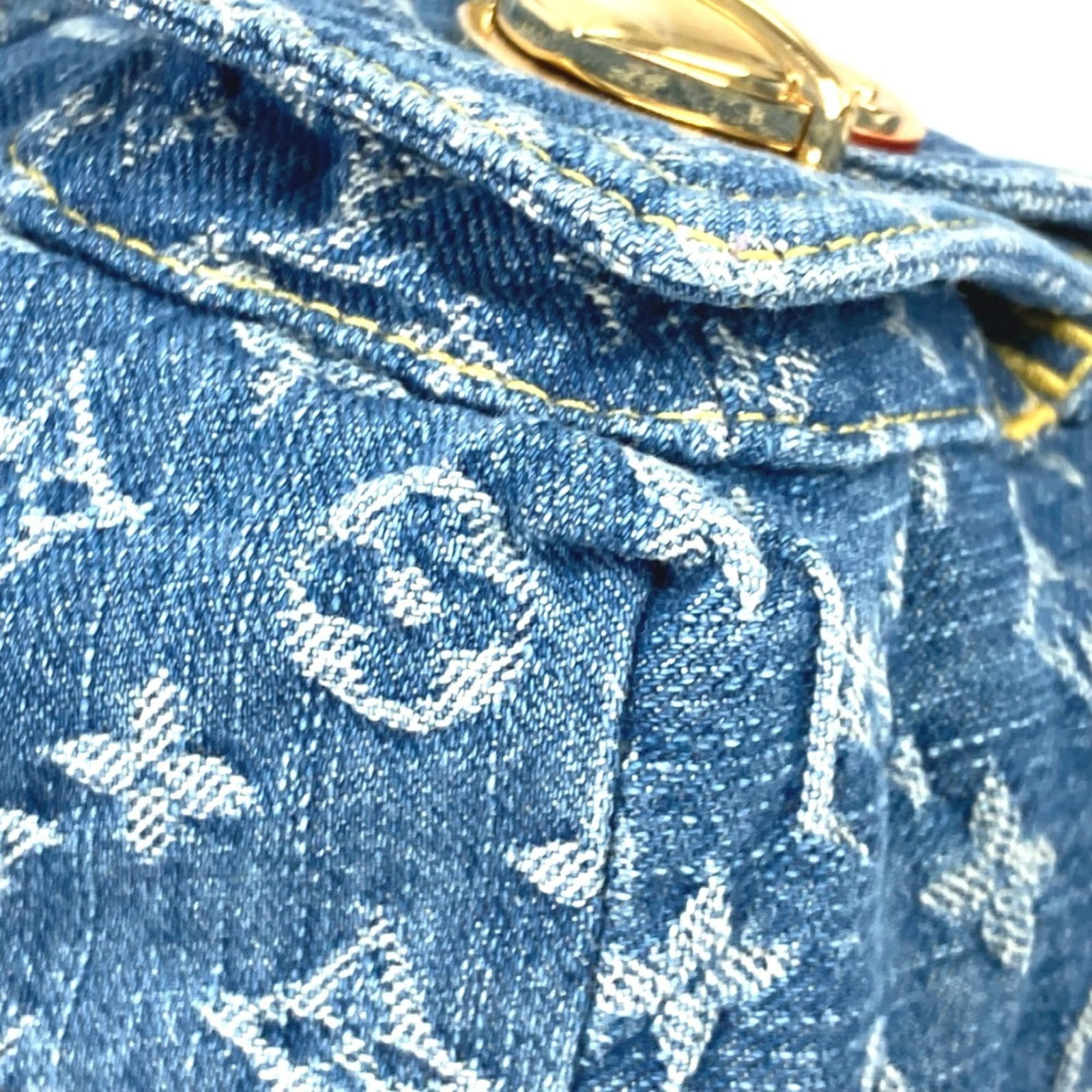 LOUIS VUITTON Backpack Monogram Denim - 7