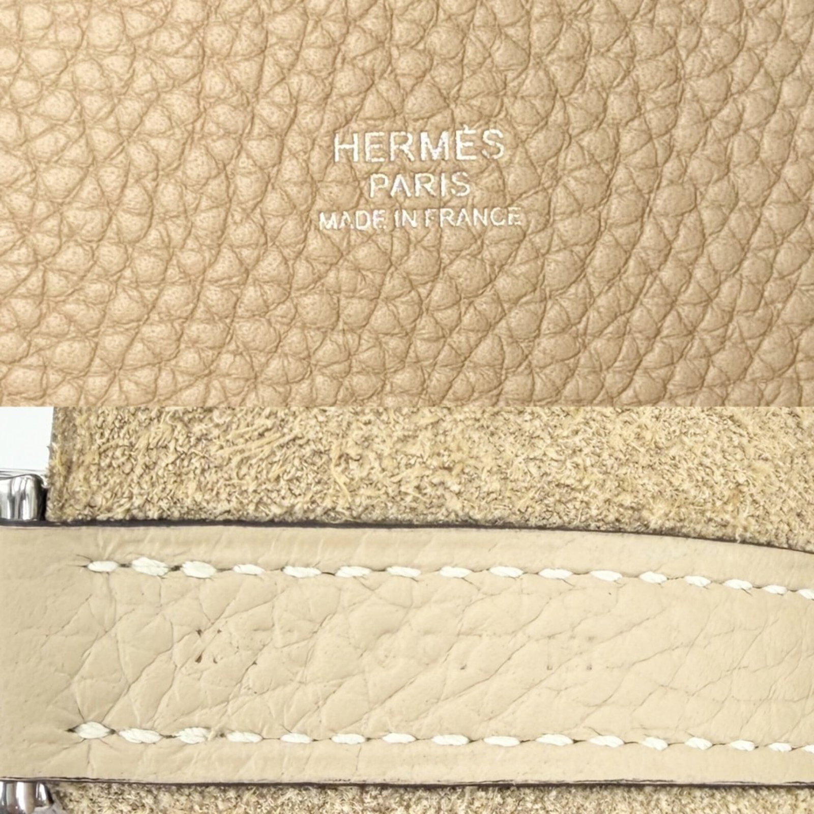 HERMES Handbag Beige - 5