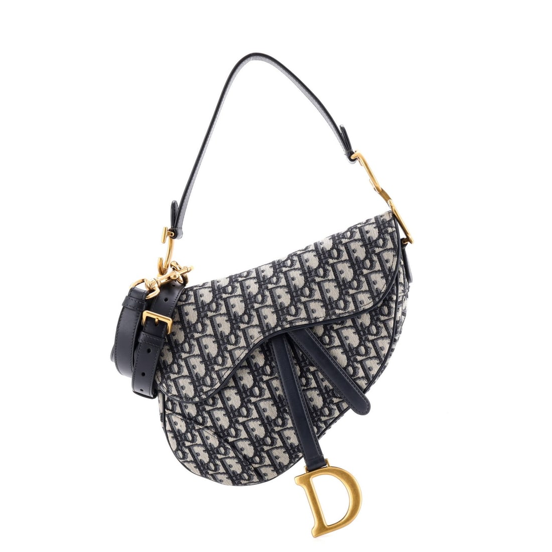 Oblique Canvas Medium Dior Saddle Handbag Strap Christian (1 of 5)
