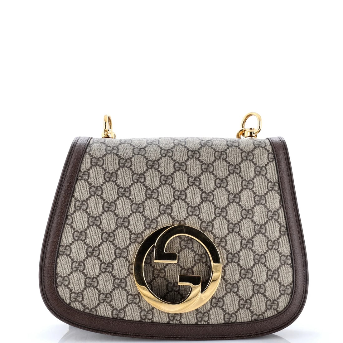 Blondie NM Top Medium Gucci Coated GG Bag Handle: Blondie NM Top Medium Gucci Coated GG Bag Handle Brown Gucci Medium Top Handle Bag with Extra Strap. This Blondie NM Top Handle Bag features a classic GG Coated Canvas design in brown, with a medium s