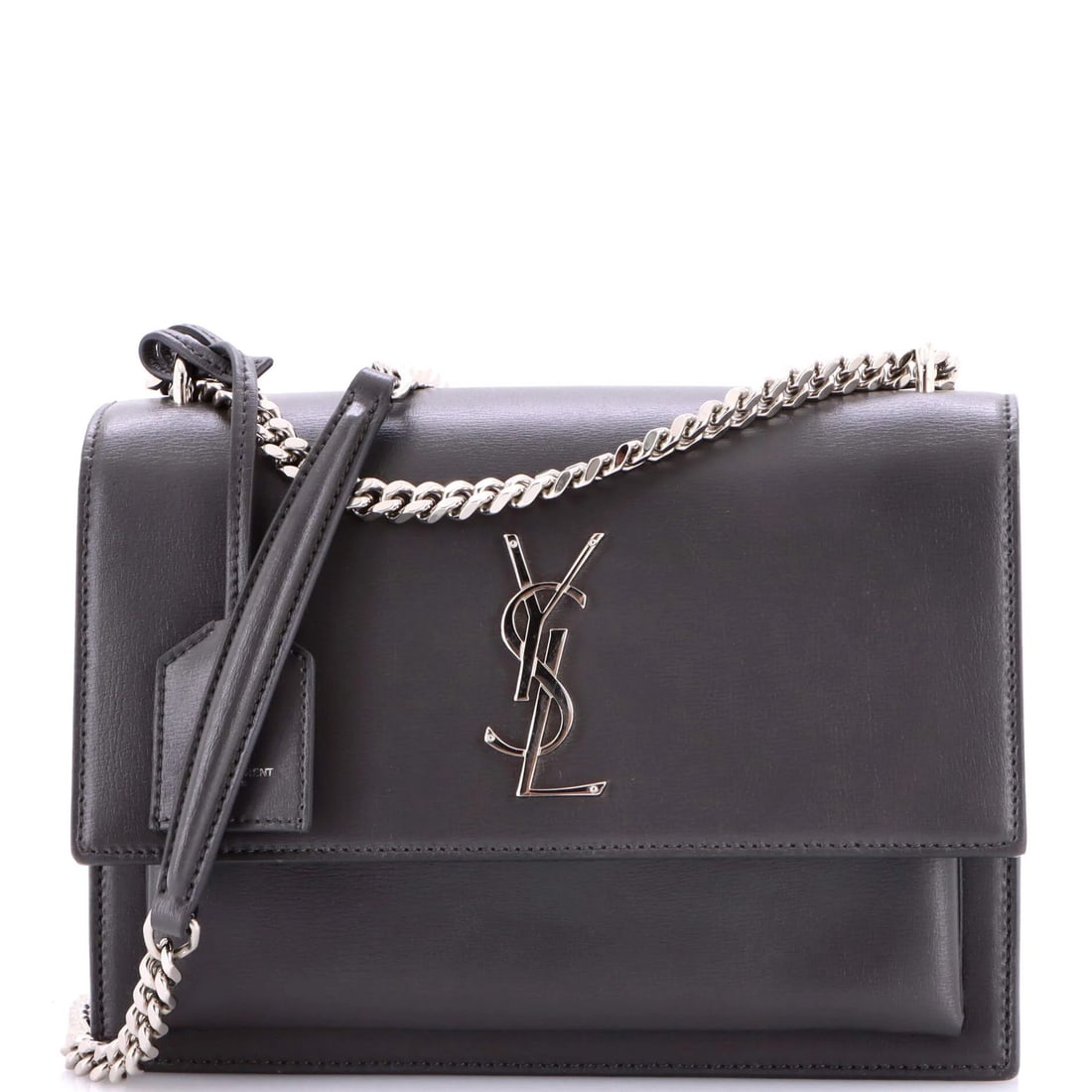 Laurent Saint Medium Leather Crossbody Bag Sunset (1 of 6)