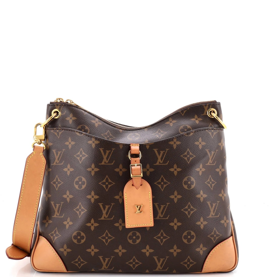 Vuitton Handbag Odeon Canvas Monogram Louis MM: Vuitton Handbag Odeon Canvas Monogram Louis MM The Louis Vuitton Odeon Canvas Monogram MM cross body bag features a classic design with a timeless brown canvas exterior and brown, burgundy interior. M
