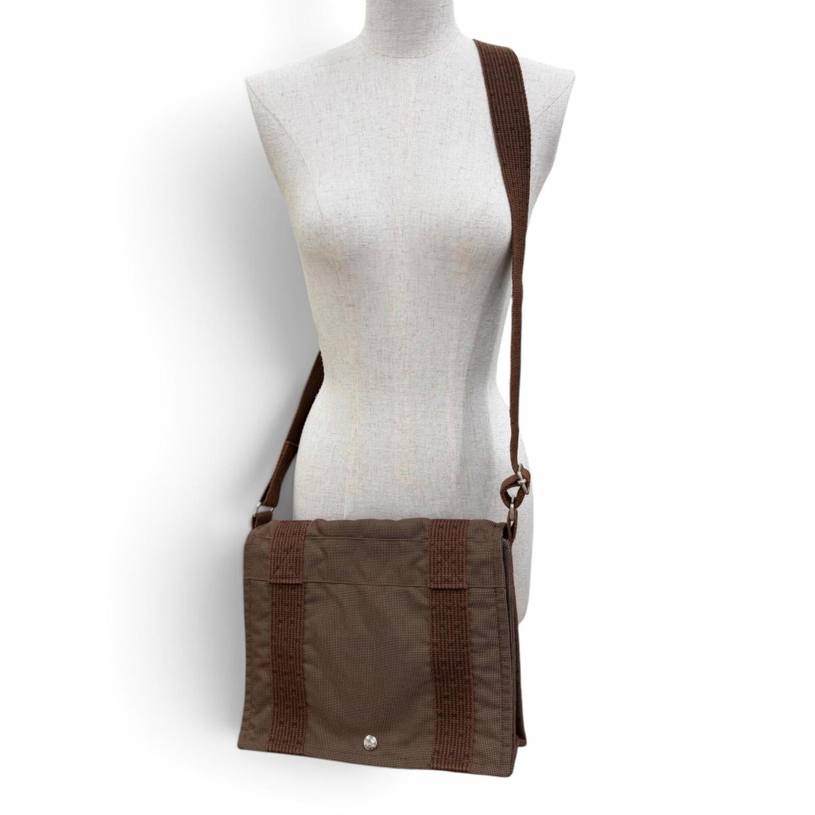 HERMES Shoulder Bag Polyamide Polyester - 2