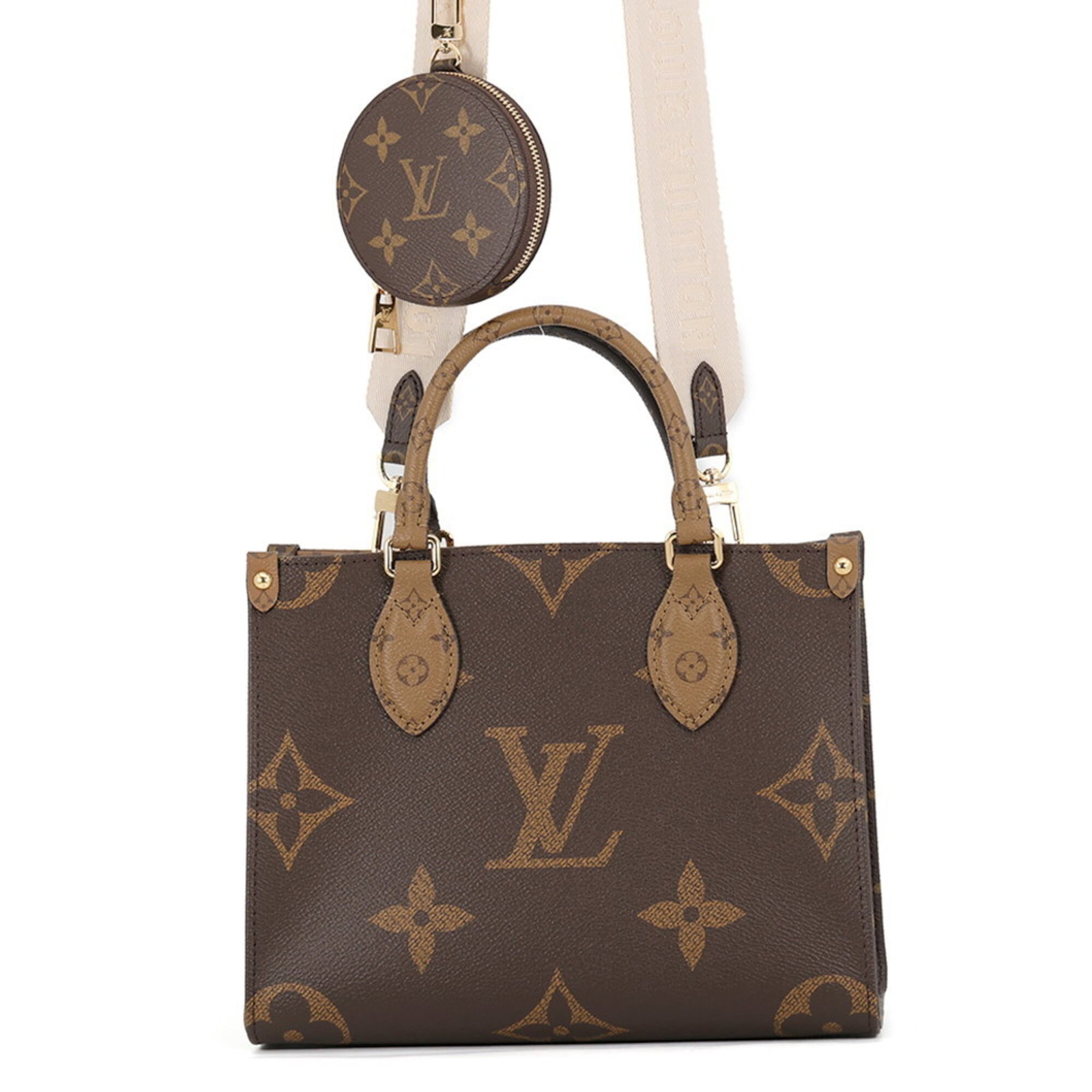 LOUIS VUITTON Handbag Shoulder Bag Monogram Reverse: LOUIS VUITTON Handbag Shoulder Bag Monogram Reverse Monogram Reverse Louis Vuitton shoulder bag in bold red color, adorned with gold hardware, adds a touch of luxury to any outfit. This brand new,