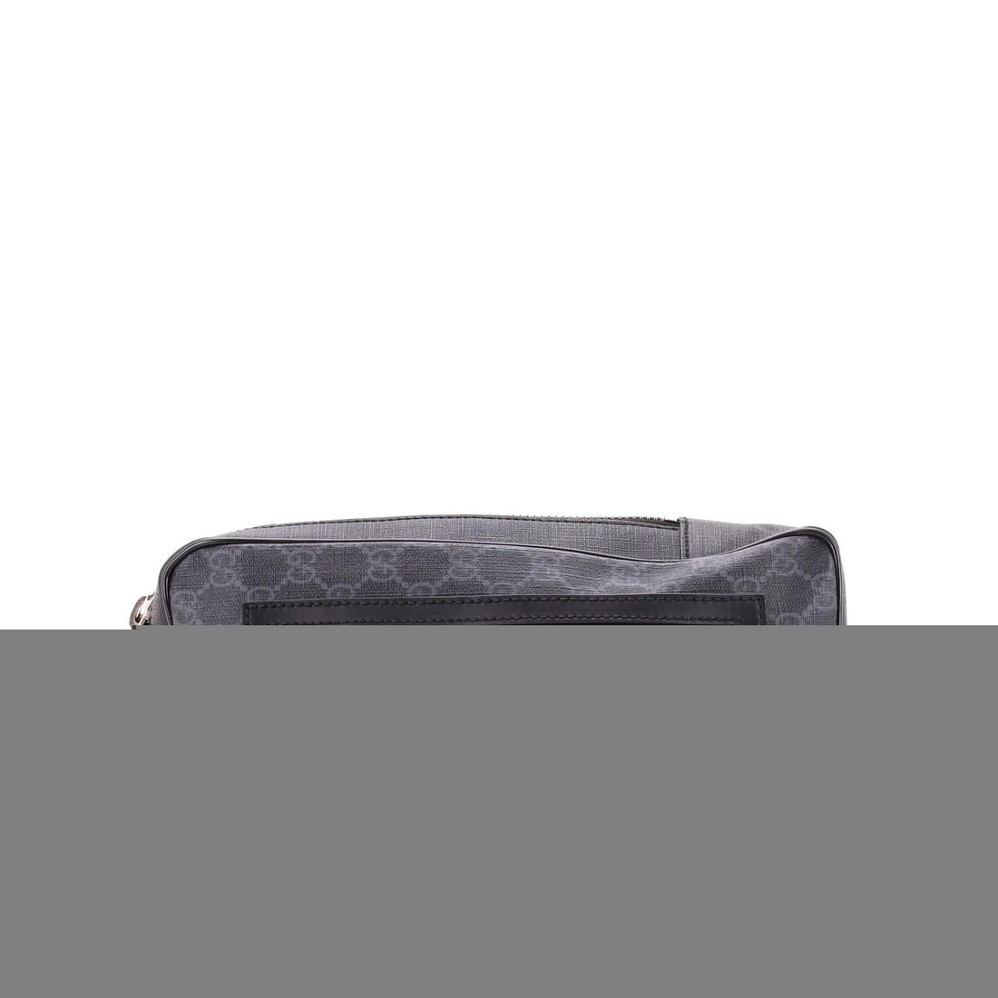 Soft Zip Sling Bag Coated Canvas Small Gucci: Soft Zip Sling Bag Coated Canvas Small Gucci Soft Zip Sling Bag Coated Canvas Small Gucci features a classic cross body design with a black canvas exterior and silver hardware. The bag measures 10.5" 