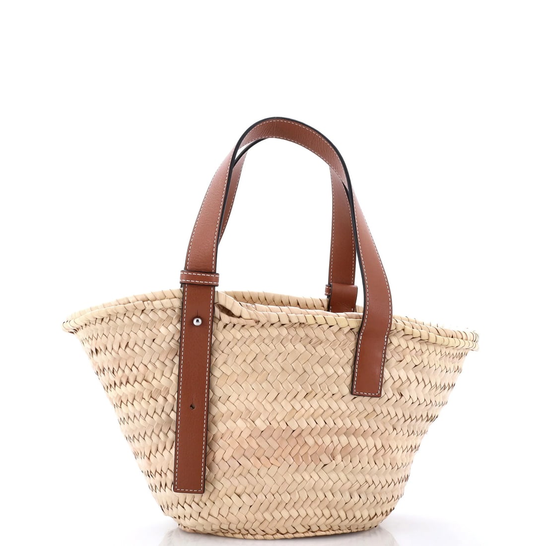 Raffia Small Loewe Basket Tote - 3