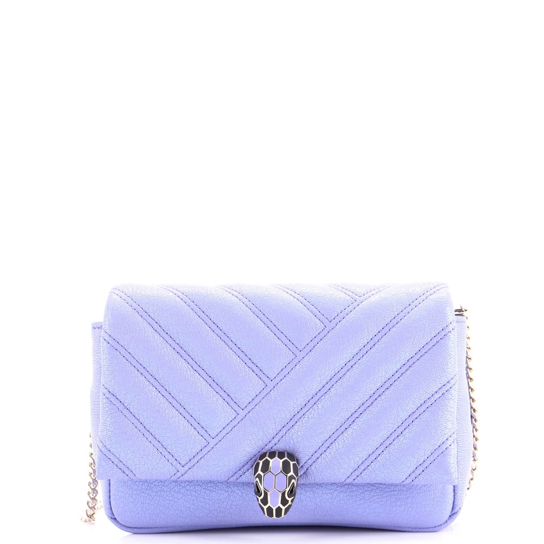Serpenti Cabochon Leather Quilted Mini Diagonal Bag Shoulder (1 of 5)