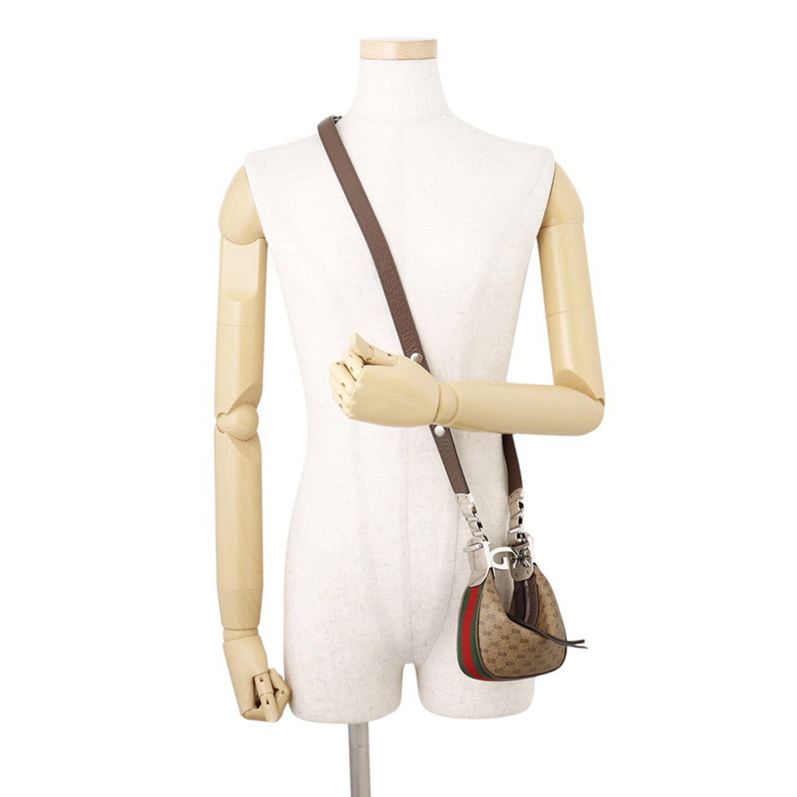 GUCCI Handbag Micro Gg Leather Leather - 5