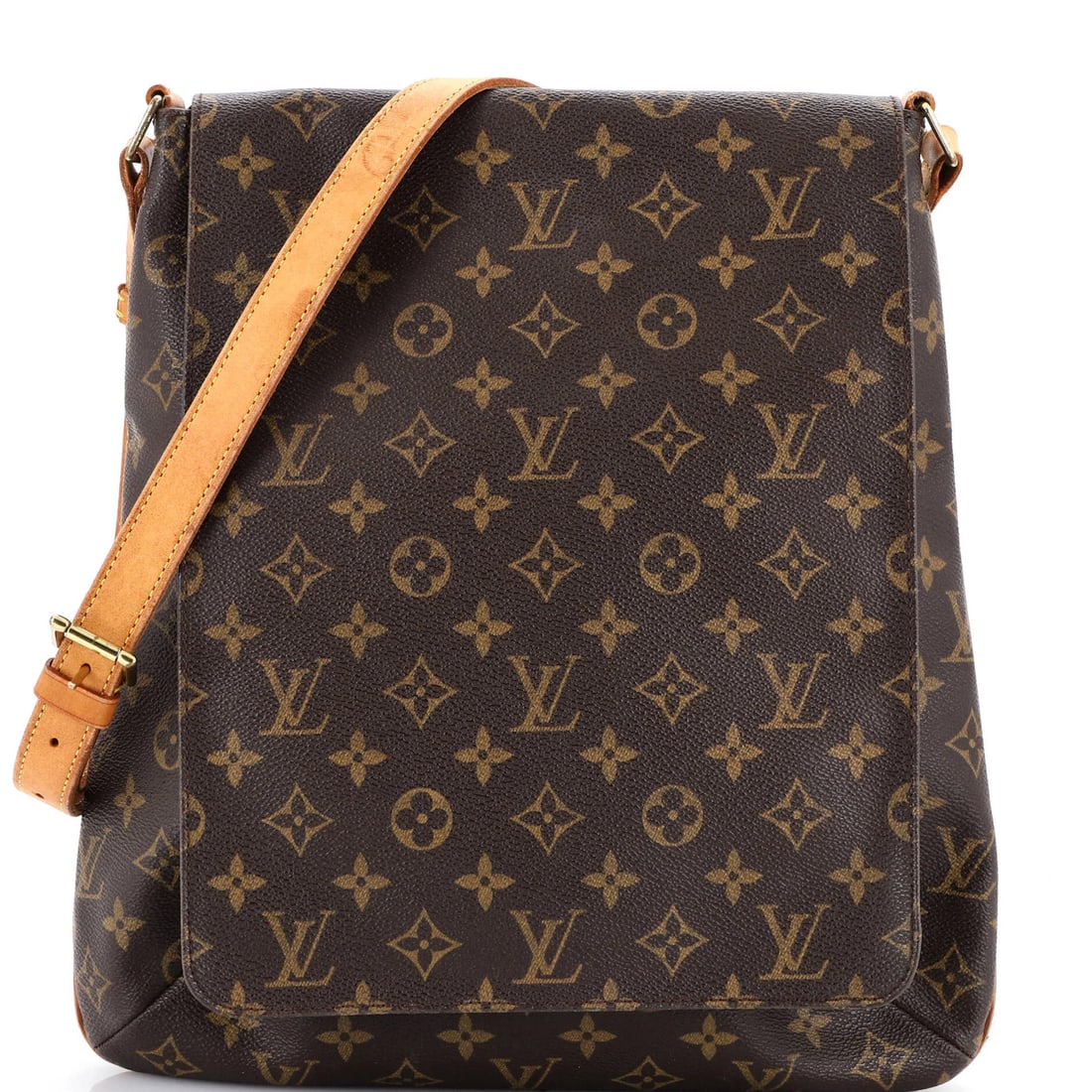 Canvas Monogram Louis Vuitton Musette Handbag Salsa: Canvas Monogram Louis Vuitton Musette Handbag Salsa Canvas Monogram Louis Vuitton Musette Handbag Salsa - A Brown Cross Body Bag with Brown Interior and Gold Hardware. This Musette Salsa handbag