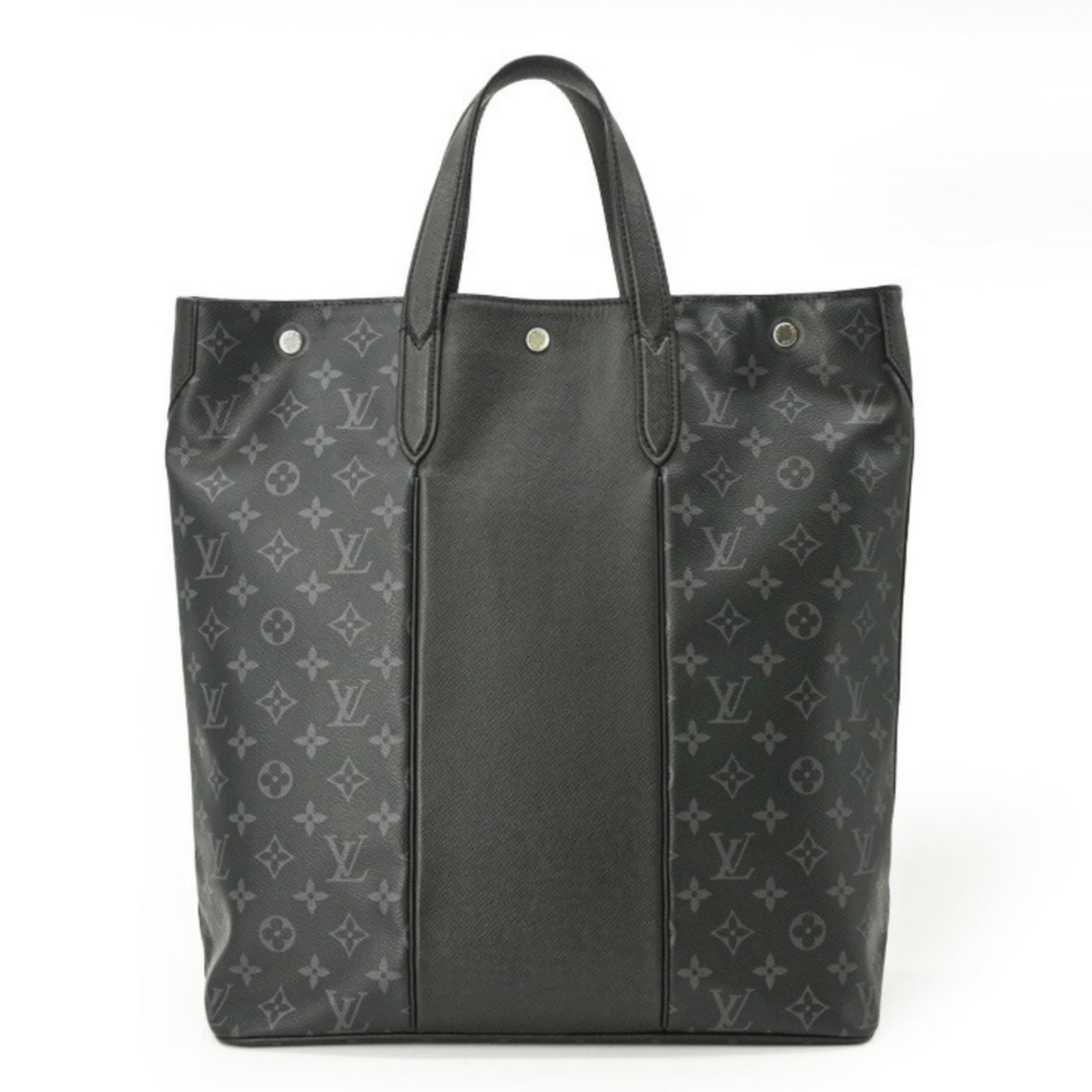 LOUIS VUITTON Handbag Tote Bag Taigarama Monogram: LOUIS VUITTON Handbag Tote Bag Taigarama Monogram Taigarama Monogram Louis Vuitton Handbag Tote Bag in Black, featuring the iconic monogram pattern, is a stylish and timeless accessory. Made from