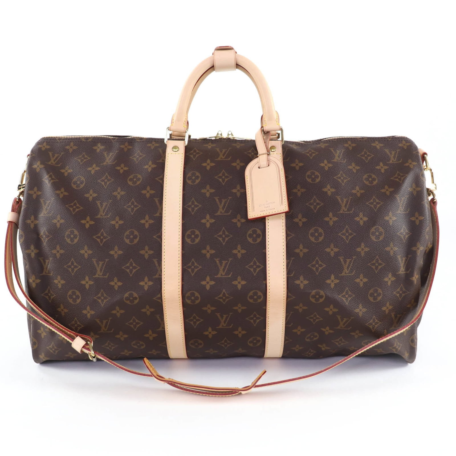 LOUIS VUITTON Boston Bag Monogram Canvas: LOUIS VUITTON Boston Bag Monogram Canvas The Louis Vuitton Boston Bag Monogram Canvas is a timeless and stylish accessory, boasting the iconic monogram pattern in rich brown hues. Measuring 30cm x