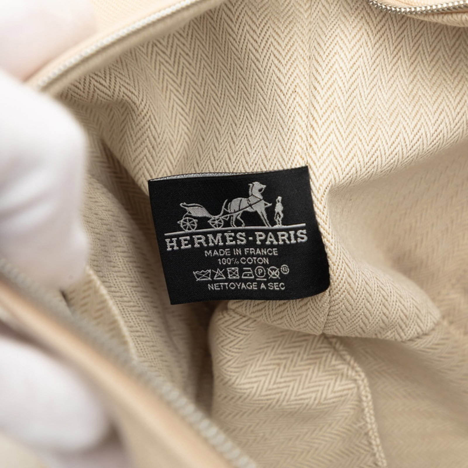 HERMES Handbag Canvas - 5