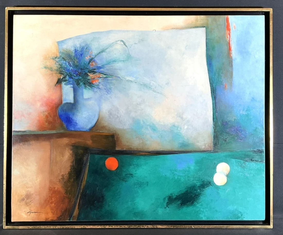 Oil Painting F40 Large Original French Art Tapis Vert Signed Claude: Oil Painting F40 Large Original French Art Tapis Vert Signed Claude Item Specifics: Unit Of Sale: Single Piece Artist: Claude Gaveau Signed By: Claude Gaveau Signed: Yes Size: Large Material: Canvas F