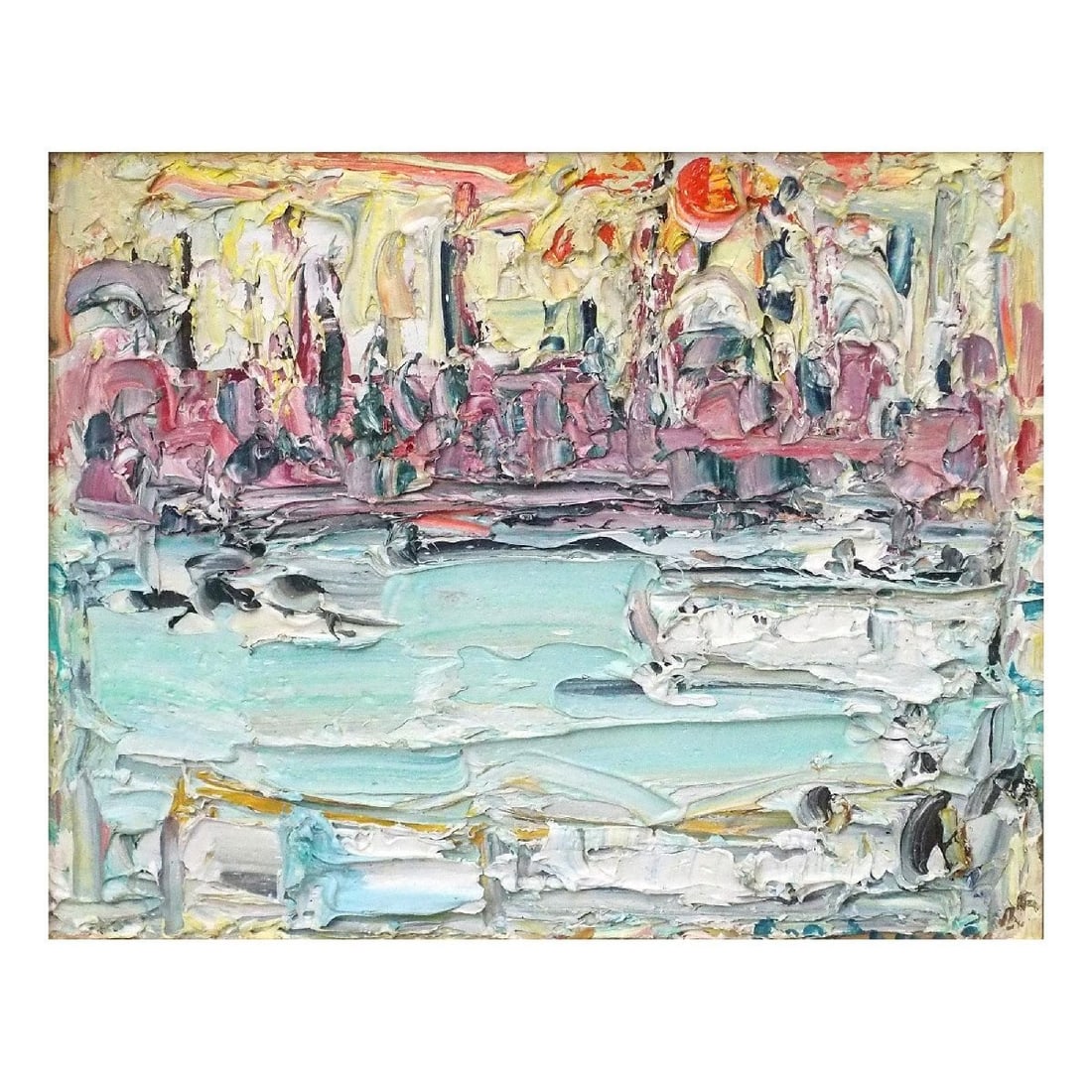 Cottavoz Andre Signed Oil on Paper French Impasto Art Istanbul: Cottavoz Andre Signed Oil on Paper French Impasto Art Istanbul Item Specifics: Artist: Andre Cottavoz Unit Of Sale: Single Piece Signed By: Andre Cottavoz Signed: Yes Size: Medium Material: Paper Boar