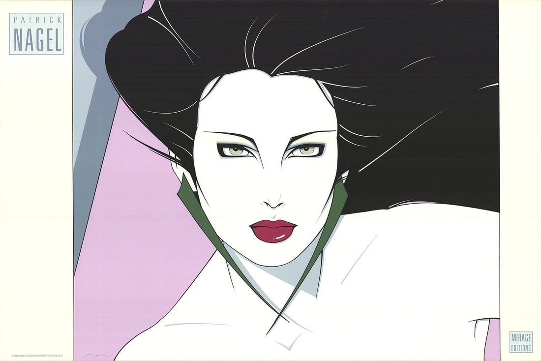 PATRICK NAGEL Commemorative #15 24" x 36" Serigraph 1986 Contemporary: PATRICK NAGEL Commemorative #15 24" x 36" Serigraph 1986 Contemporary Item Specifics: Artist: Patrick Nagel Brand: Nagel Patrick Exact Year: 1986 Height: 24 Item Height: 24 Item Width: 36 Subject: Fig
