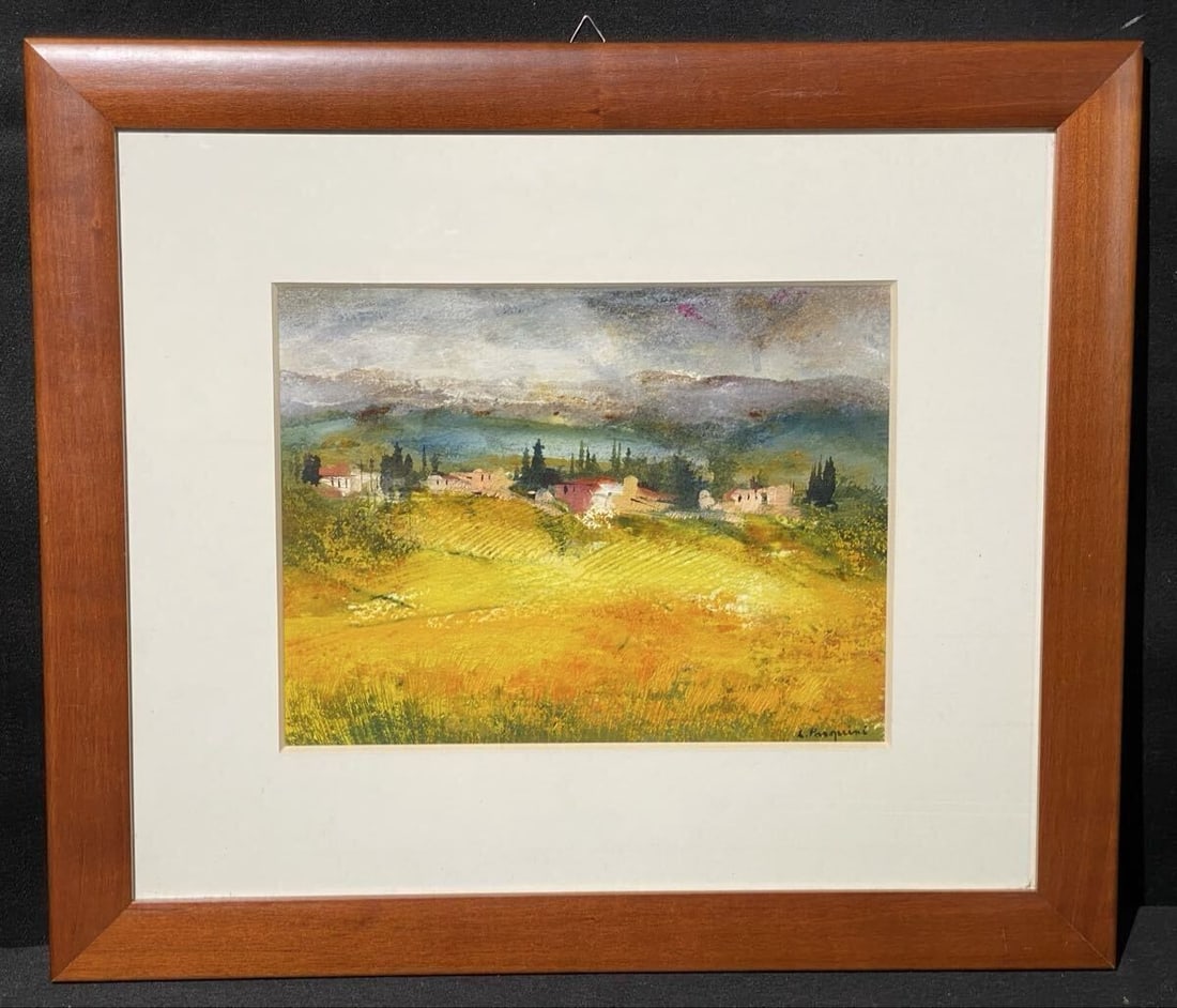 Luciano Pasquini Tuscan Landscape Original Oil Painting Signed COA Italy: Luciano Pasquini Tuscan Landscape Original Oil Painting Signed COA Italy Item Specifics: Unit Of Sale: Single Piece Artist: Luciano Pasquini Signed By: Luciano Pasquini Size: Medium Signed: Yes Materi