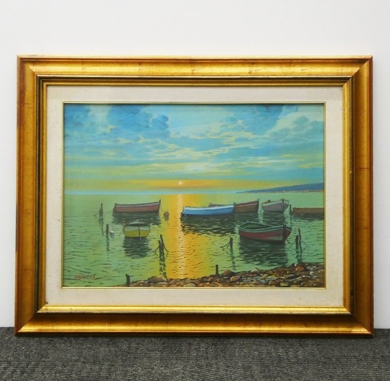Original Oil Canvas Seascape Signed Massimo Orsucci Framed (1 of 14)