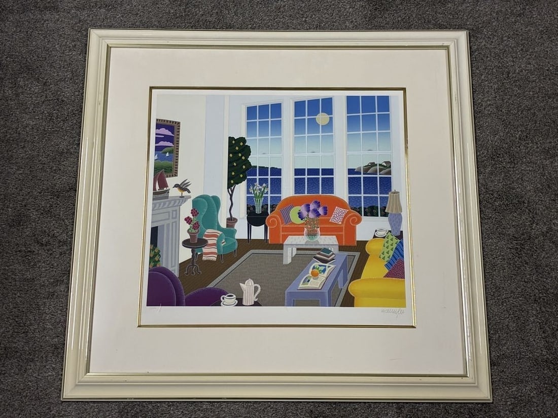 Authentic Thomas McKnight Serigraph Framed Signed ED 65 Nantucket Room: Authentic Thomas McKnight Serigraph Framed Signed ED 65 Nantucket Room Item Specifics: Artist: Thomas McKnight Unit Of Sale: Single Piece Type: Print Signed By: Thomas McKnight Signed: Yes Title: Nant