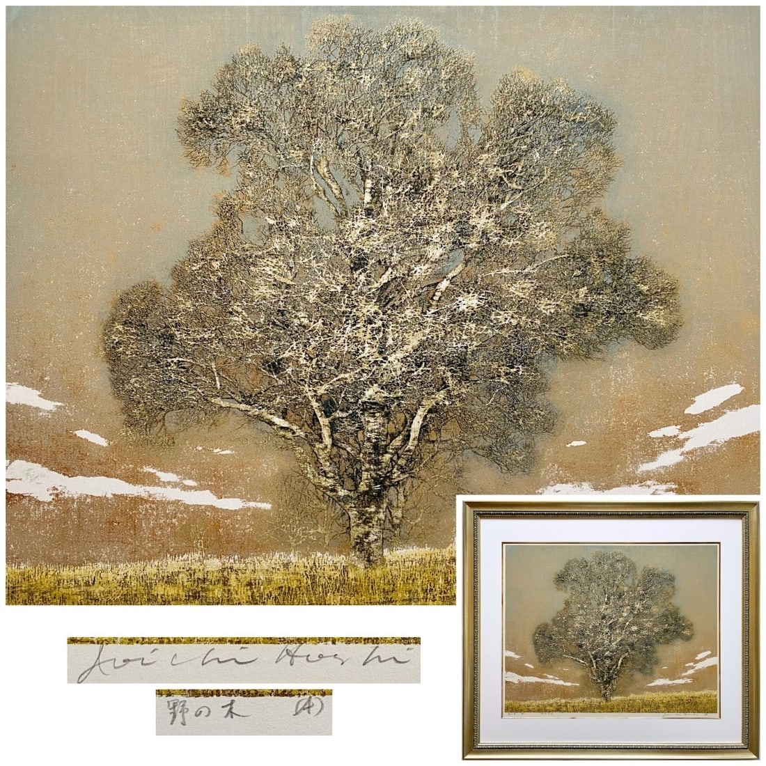 Hoshi Joichi Wild Tree Woodblock A 1978 Signed Framed Artist Proof: Hoshi Joichi Wild Tree Woodblock A 1978 Signed Framed Artist Proof Item Specifics: Unit Of Sale: Single Piece Artist: Joichi Hoshi Signed By: Joichi Hoshi Image Orientation: Landscape Signed: Yes Size