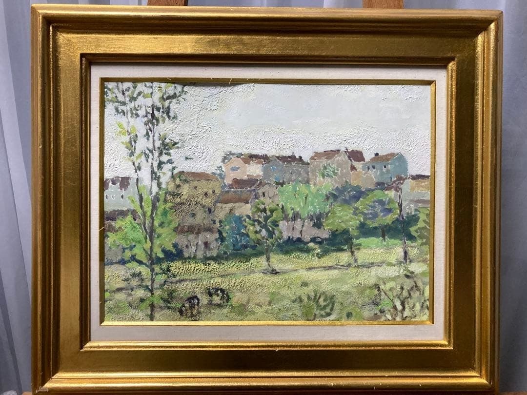 Alain Menghini French Provence Village Original Oil Painting Signed Framed (1 of 9)