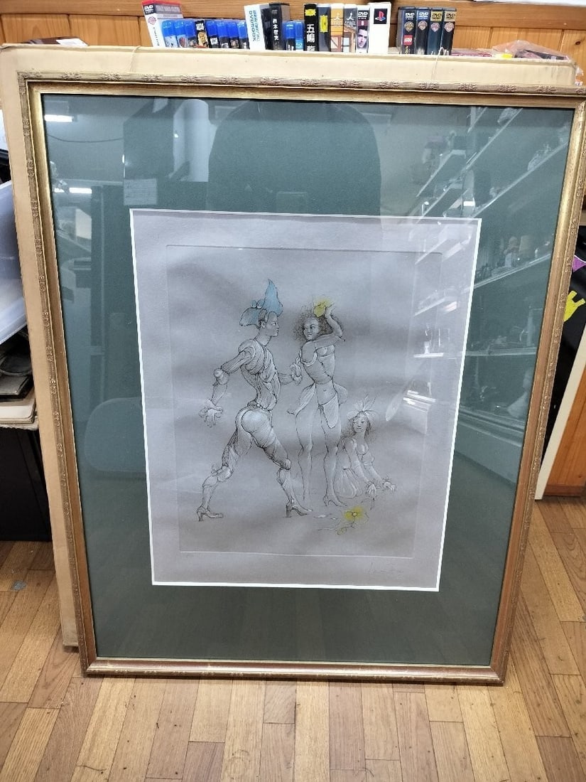 Leonor Fini Lithograph Three Figures Signed ED 41/ 250 Framed Collectible Print: Leonor Fini Lithograph Three Figures Signed ED 41/ 250 Framed Collectible Print Item Specifics: Artist: Leonor Fini Unit Of Sale: Single Piece Signed By: Leonor Fini Image Orientation: Portrait Signed