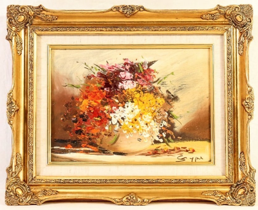 Original Oil Painting Signed Flowers Kwiaty Polskie Polish Art Lech Szypa: Original Oil Painting Signed Flowers Kwiaty Polskie Polish Art Lech Szypa Item Specifics: Unit Of Sale: Single Piece Artist: Lech Szypa Signed By: Lech Szypa Size: Medium Signed: Yes Material: Canvas 