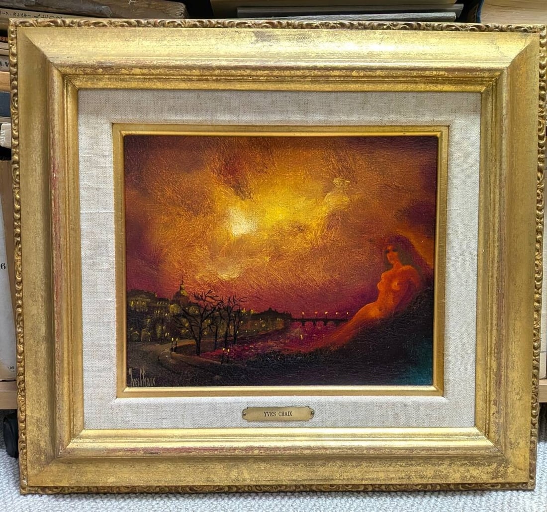 French Art Nude Woman Oil Painting Signed Yves Chaix Paris: French Art Nude Woman Oil Painting Signed Yves Chaix Paris Item Specifics: Artist: Yves Chaix Unit Of Sale: Single Piece Signed By: Yves Chaix Signed: Yes Size: Medium Material: Canvas Framing: Framed