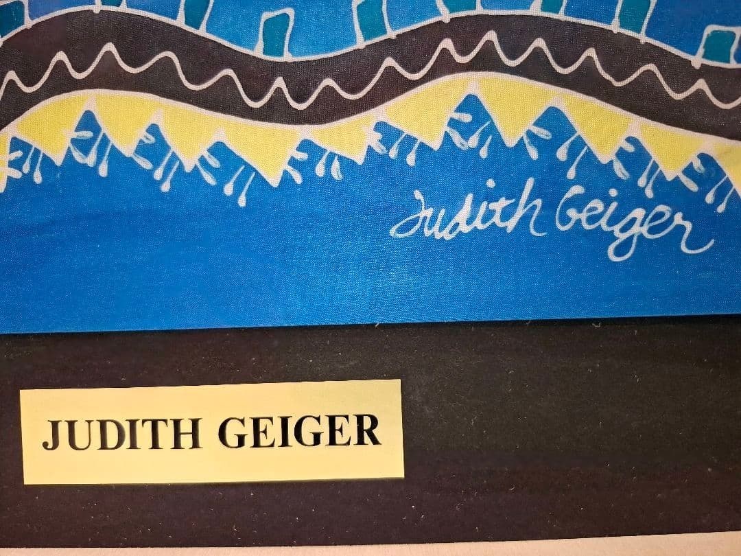 Geiger Lizard Silkscreen Art Signed Framed Judith - 7