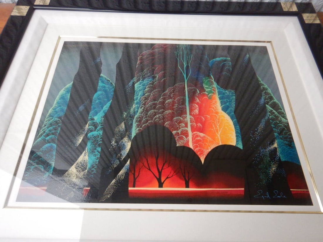 Forest Symphony Signed Serigraph Framed Authentic ED 46/ 350 - 5