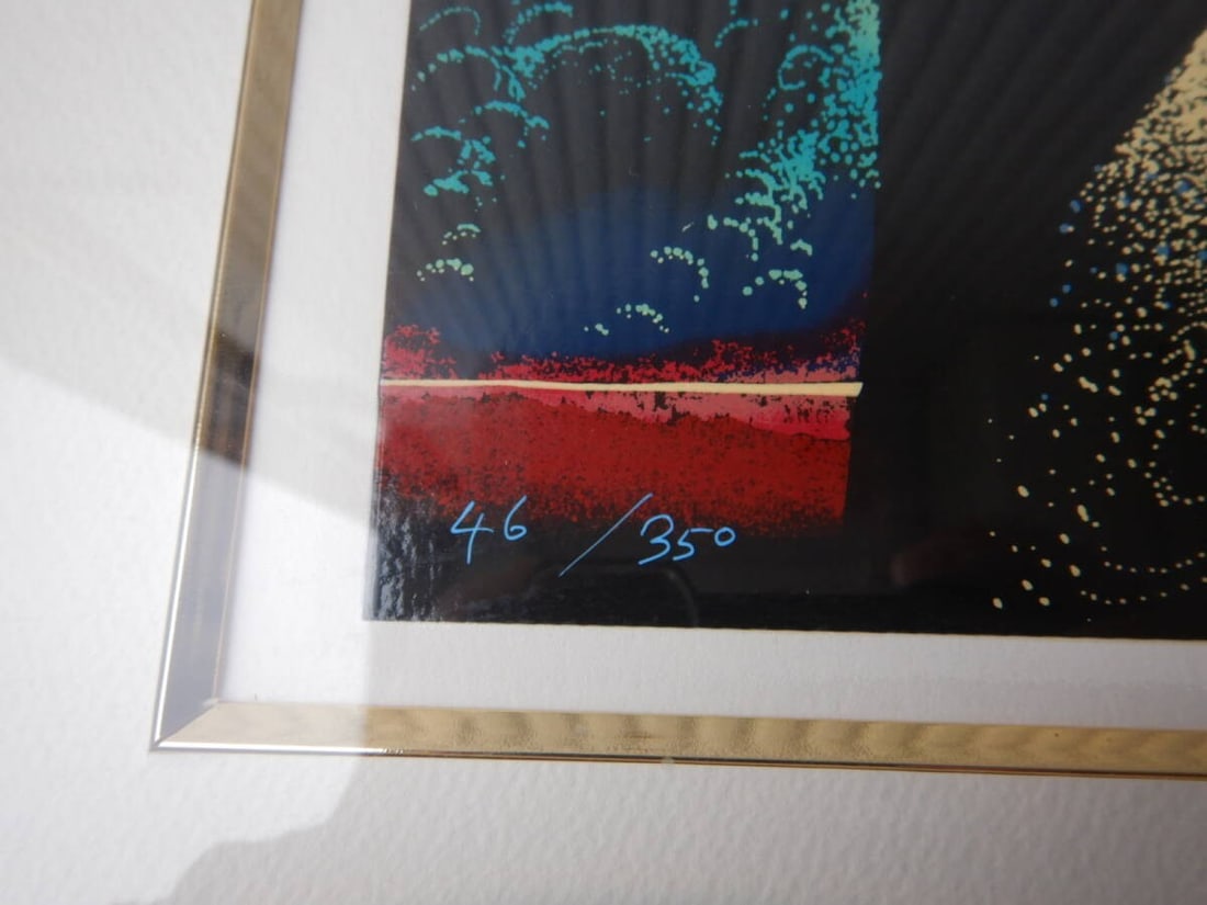 Forest Symphony Signed Serigraph Framed Authentic ED 46/ 350 - 6