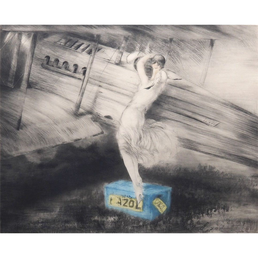 Hand Signed Louis Icart Etching 1925 Framed Aquatint S250: Hand Signed Louis Icart Etching 1925 Framed Aquatint S250 Item Specifics: Unit Of Sale: Single Piece Artist: Louis Icart Image Orientation: Portrait Signed: Yes Size: Medium Period: Art Deco (1920-194
