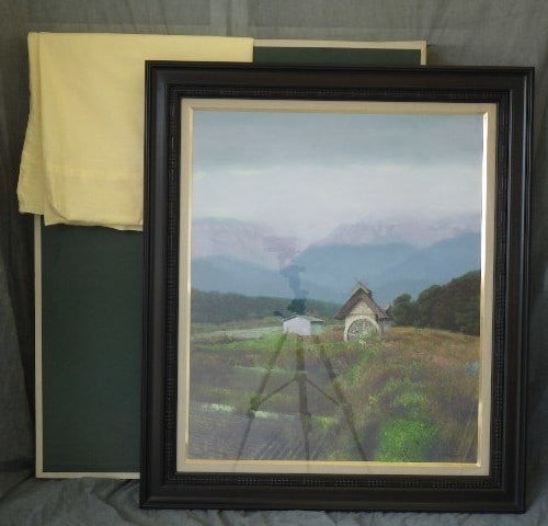 You Jindong Waterwheel Nirasaki Original Painting F20 Chinese Contemporary Japan: You Jindong Waterwheel Nirasaki Original Painting F20 Chinese Contemporary Japan Item Specifics: Artist: You Jindong Unit Of Sale: Single Piece Signed By: You Jindong Signed: Yes Size: Medium Material