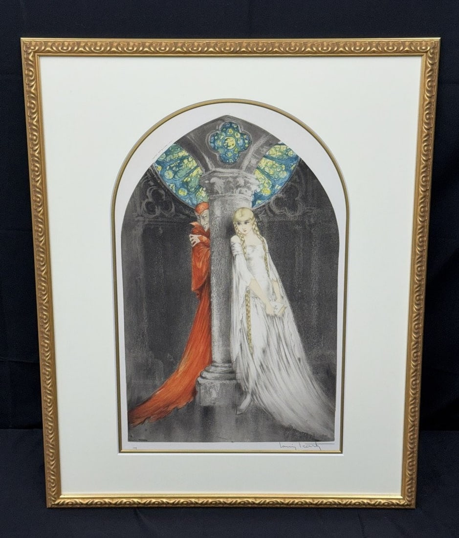 Louis Icart Faust Etching 1928 Signed artist with embossed seal Framed: Louis Icart Faust Etching 1928 Signed artist with embossed seal Framed Item Specifics: Artist: Louis Icart Unit Of Sale: Single-Piece Work Signed By: Louis Icart Size: Medium (up to 36in.) Date Of Cre