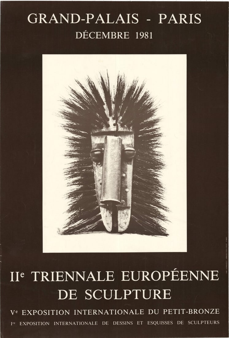 UNKNOWN ARTIST Ve Exposition Internationale du Petit Bronze 25" x 17" Offset Lit: UNKNOWN ARTIST Ve Exposition Internationale du Petit Bronze 25" x 17" Offset Lit Item Specifics: Artist: Unknown Artist Brand: Unknown Artist Exact Year: 1981 Height: 25 Item Height: 25 Type: Offset L