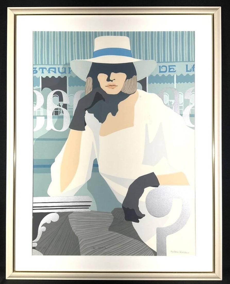 Signed Lithograph Fashion Woman 24/ 175 Framed Large Andras Kaldor: Signed Lithograph Fashion Woman 24/ 175 Framed Large Andras Kaldor Item Specifics: Unit Of Sale: Single Piece Artist: Andras Kaldor Signed By: Andras Kaldor Image Orientation: Portrait Size: Large Sig