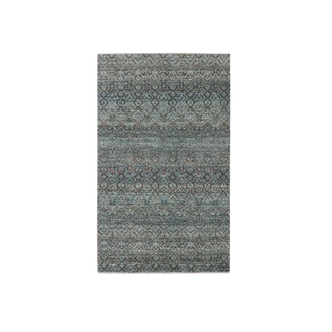 Kohinoor Herat Pattern Soft Wool Gray Hand Knotted Oriental Rug (1 of 7)