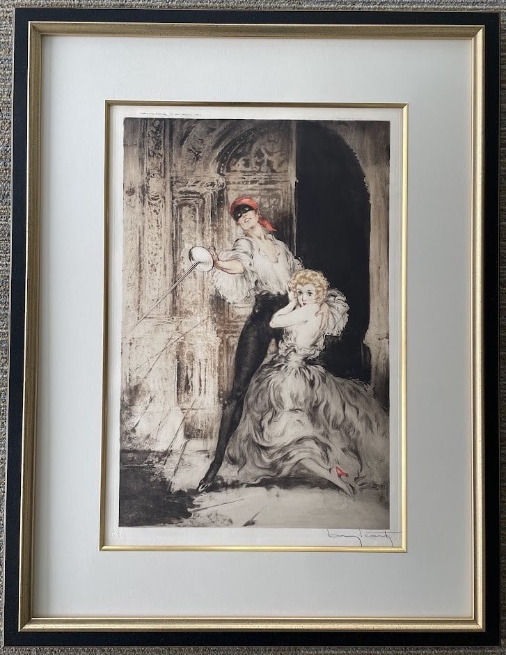 Auth Louis Icart Don Juan Etching Art Deco Box Cloth Signed 1928: Auth Louis Icart Don Juan Etching Art Deco Box Cloth Signed 1928 Item Specifics: Unit Of Sale: Set Artist: Louis Icart Type: Print Year Of Production: 1928 Signed: Yes Theme: Art Style: Art Deco Origi