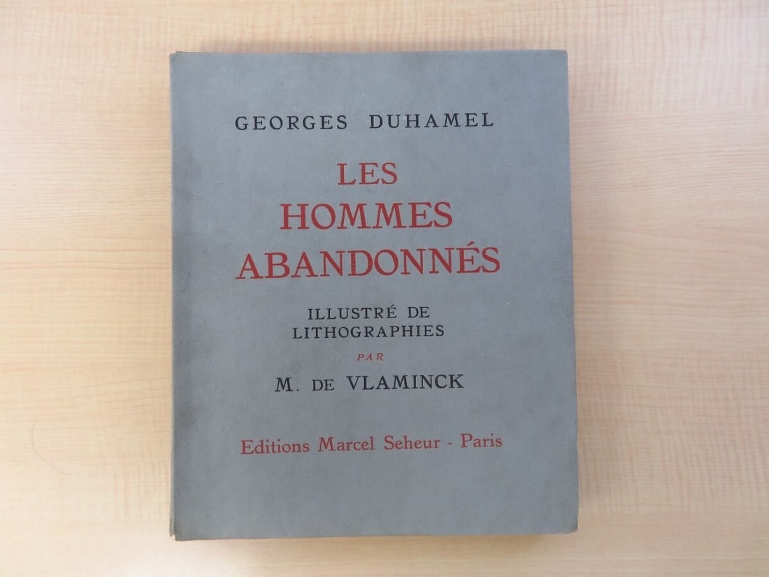 Rare 1927 'Les hommes abandonnes' with Vlaminck Etchings & Lithographs" Limited (1 of 10)