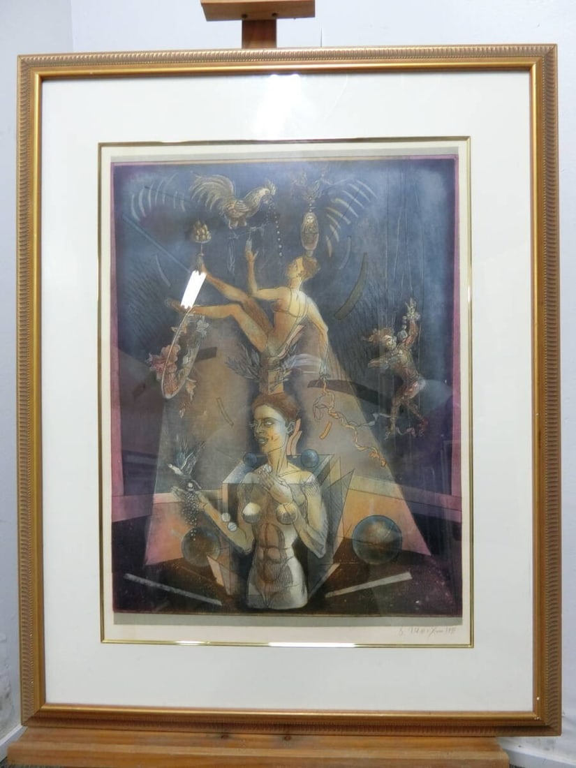Evening of Acrobats Signed Victor Shmokhin Russian Art 1991 Lithograph: Evening of Acrobats Signed Victor Shmokhin Russian Art 1991 Lithograph Item Specifics: Artist: Victor Shmokhin Unit Of Sale: Single Piece Signed By: Victor Shmokhin Image Orientation: Portrait Size: L