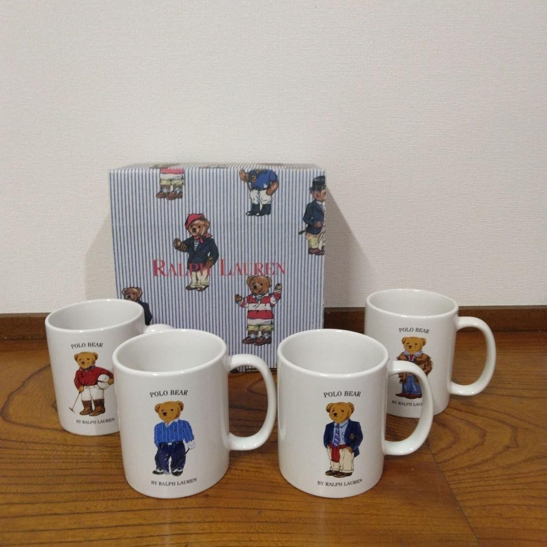 Polo Bear Mug Set With Original Box Designs Stoneware 4: Polo Bear Mug Set With Original Box Designs Stoneware 4 Item Specifics: Pattern: Polo Bears Shape: Round Character: Ralph Lauren Polo Bears Occasion: All Occasions Color: Multicolor Set Includes: Coff