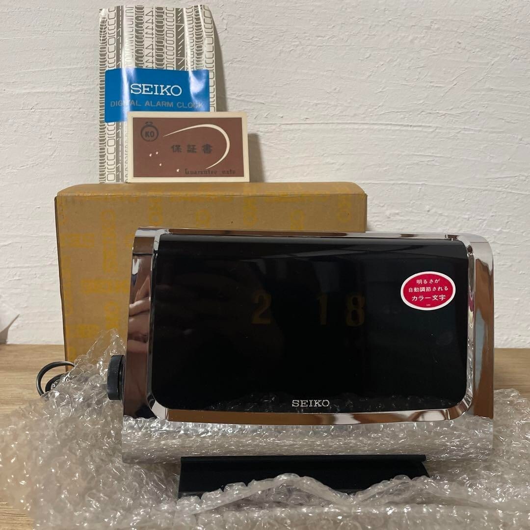 Seiko DL405 Flip Alarm Clock Mid-Century Space Age with Box Retro Vintage Rare (1 of 17)