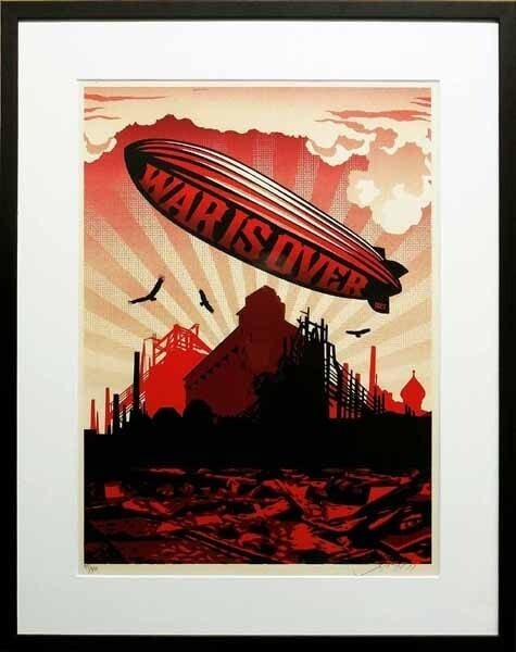 Shepard Fairey OBEY War Is Over Signed Screen Print 37/ 350 Framed Street Art: Shepard Fairey OBEY War Is Over Signed Screen Print 37/ 350 Framed Street Art Item Specifics: Unit Of Sale: Single Piece Artist: Shepard Fairey Image Orientation: Portrait Size: Large Signed: Yes Peri