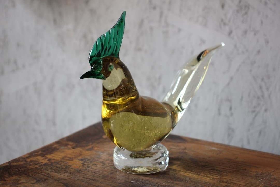 Vintage Collectible Mid Century Tall Italy Murano Glass Pheasant 5.9in Figurine: Vintage Collectible Mid Century Tall Italy Murano Glass Pheasant 5.9in Figurine Item Specifics: Origin: Venice Antique: NA Signed By: NA Item Length: NA Vintage: NA Original/Licensed Reproduction: Ori
