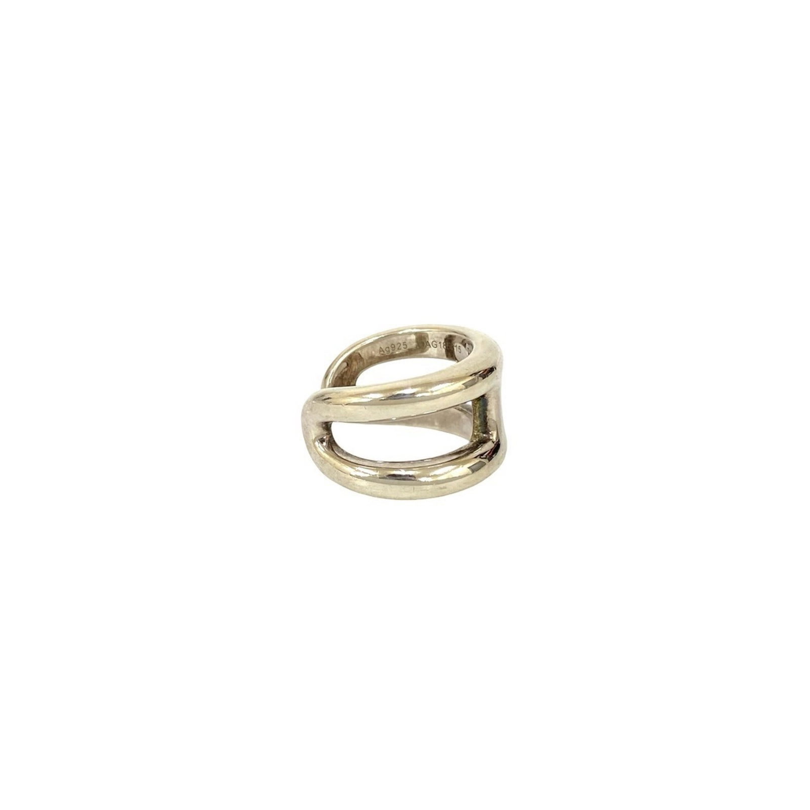 HERMES Band Ring Silver 925 - 3