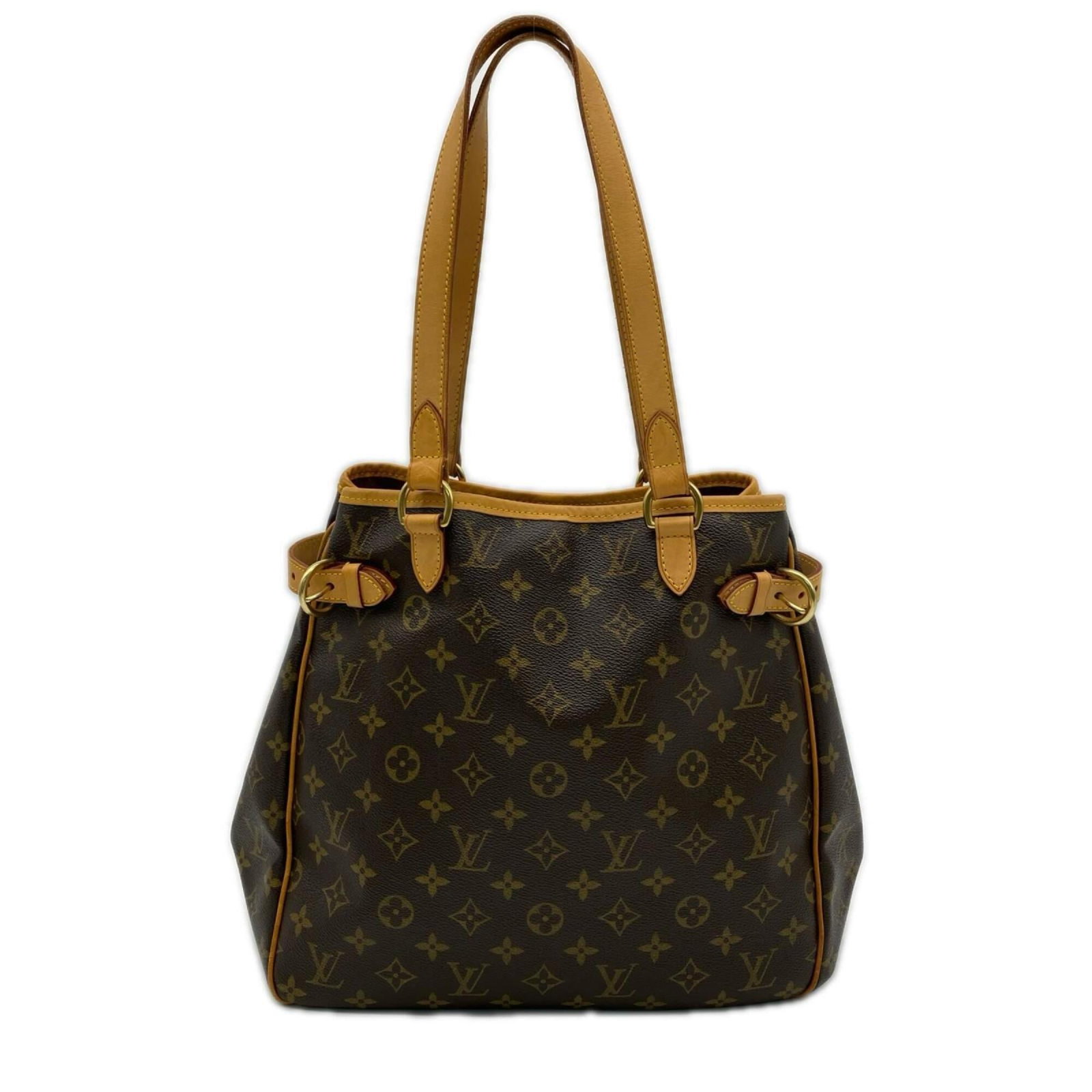 LOUIS VUITTON Handbag Coated Canvas Leather: LOUIS VUITTON Handbag Coated Canvas Leather Coated canvas leather and classic design make this Louis Vuitton handbag a timeless choice. With its 52cm handle and 24cm x 38cm x 12cm dimensions, this bag