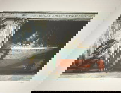 Odyssey - Richard Bunkall - Giclee on paper: Odyssey - Richard Bunkall - Giclee on paperSheet Measures 23” x 29.5”This work is signed and numbered to lower edge 31/50 R Bunkall