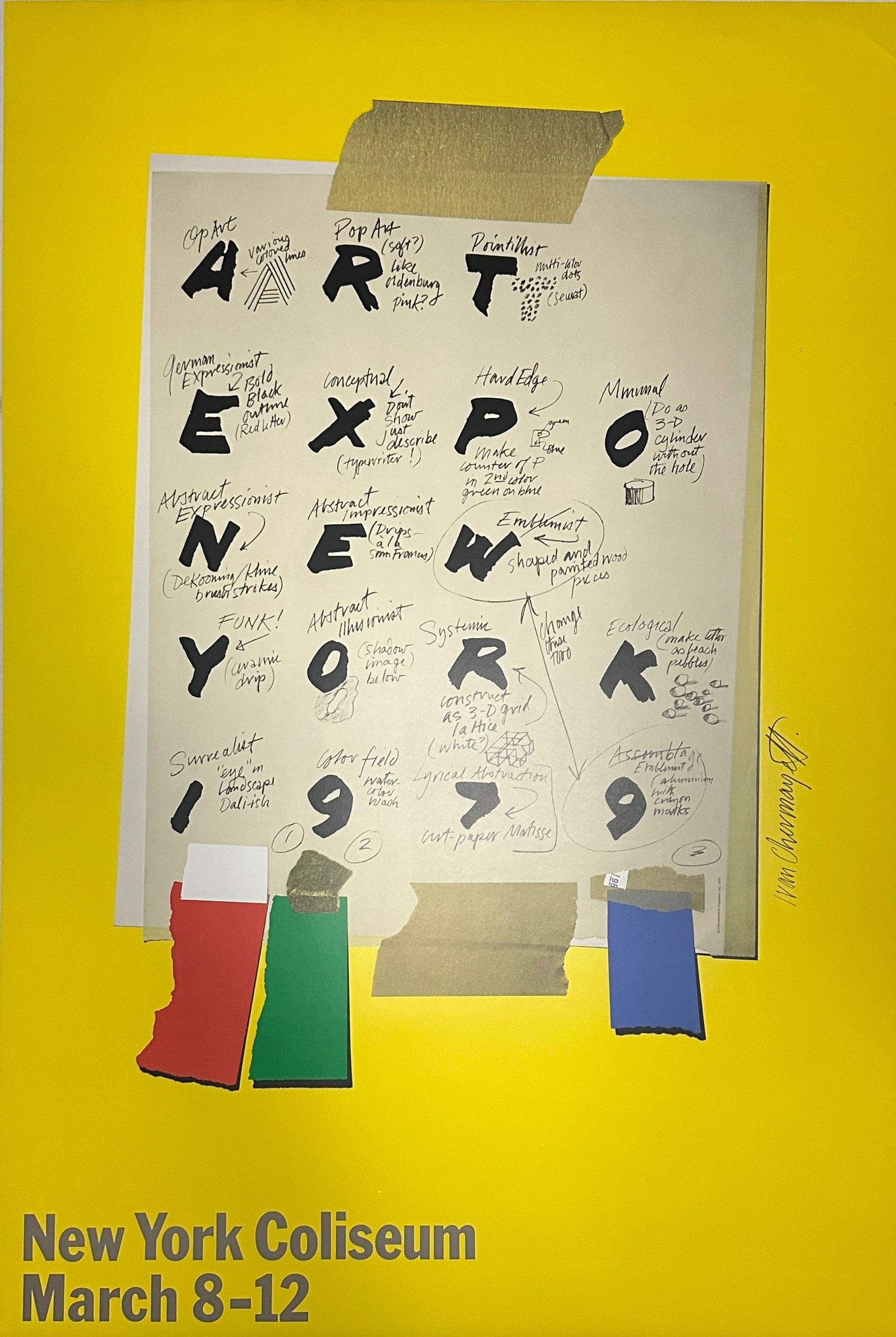 Ivan Chermayeff – Art Expo New York Coliseum 1979 Poster (1 of 2)