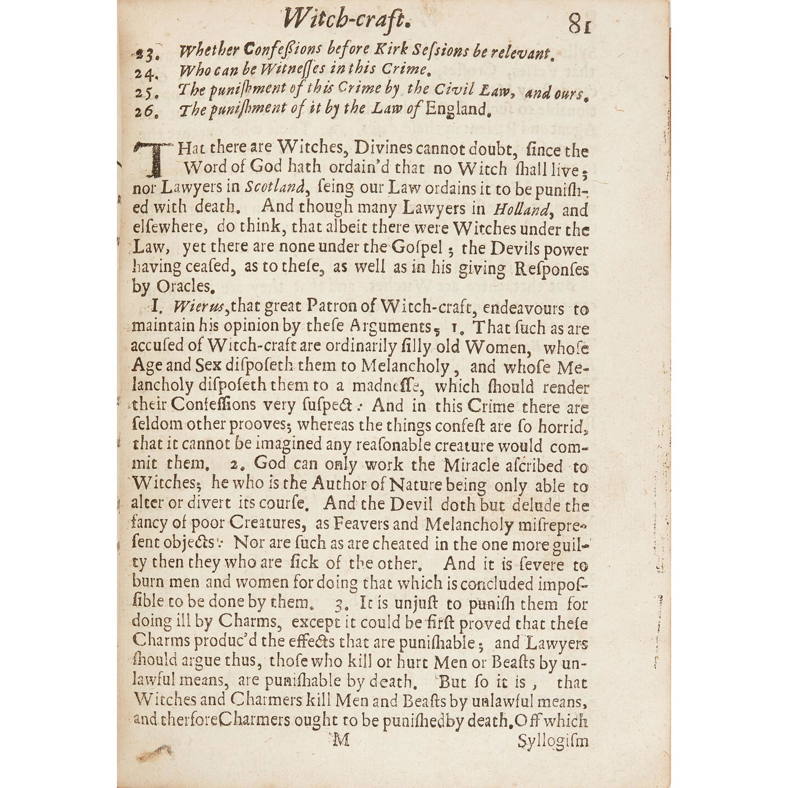 Mackenzie, Sir George The Laws and Customes of Scotland (1 of 3)