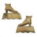 SET OF THREE BRASS FIRE IRONS LATE 19TH/ EARLY 20TH - 2
