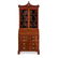 LATE GEORGE III MAHOGANY BUREAU BOOKCASE EARLY 19TH
